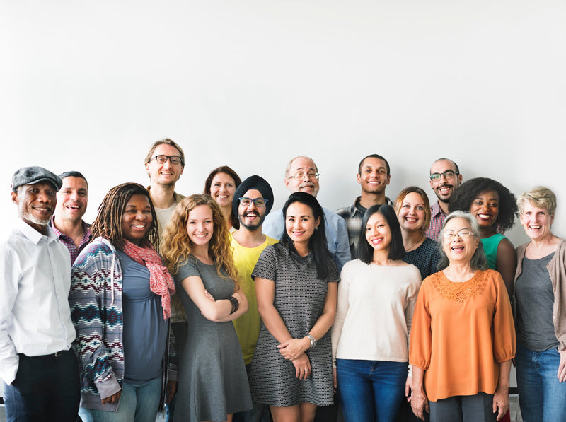 Diverse group of people with different energy requirements